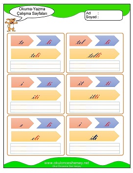 i sesi Grubu Çalışma Sayfaları